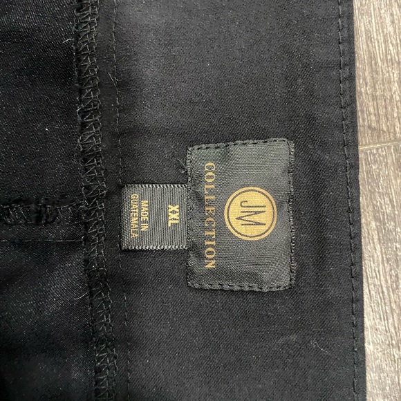 JM collection size XXL Black dress pants slacks elastic stretch - Picture 4 of 4
